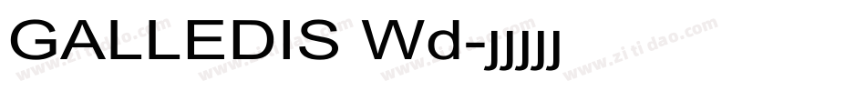 GALLEDIS Wd字体转换